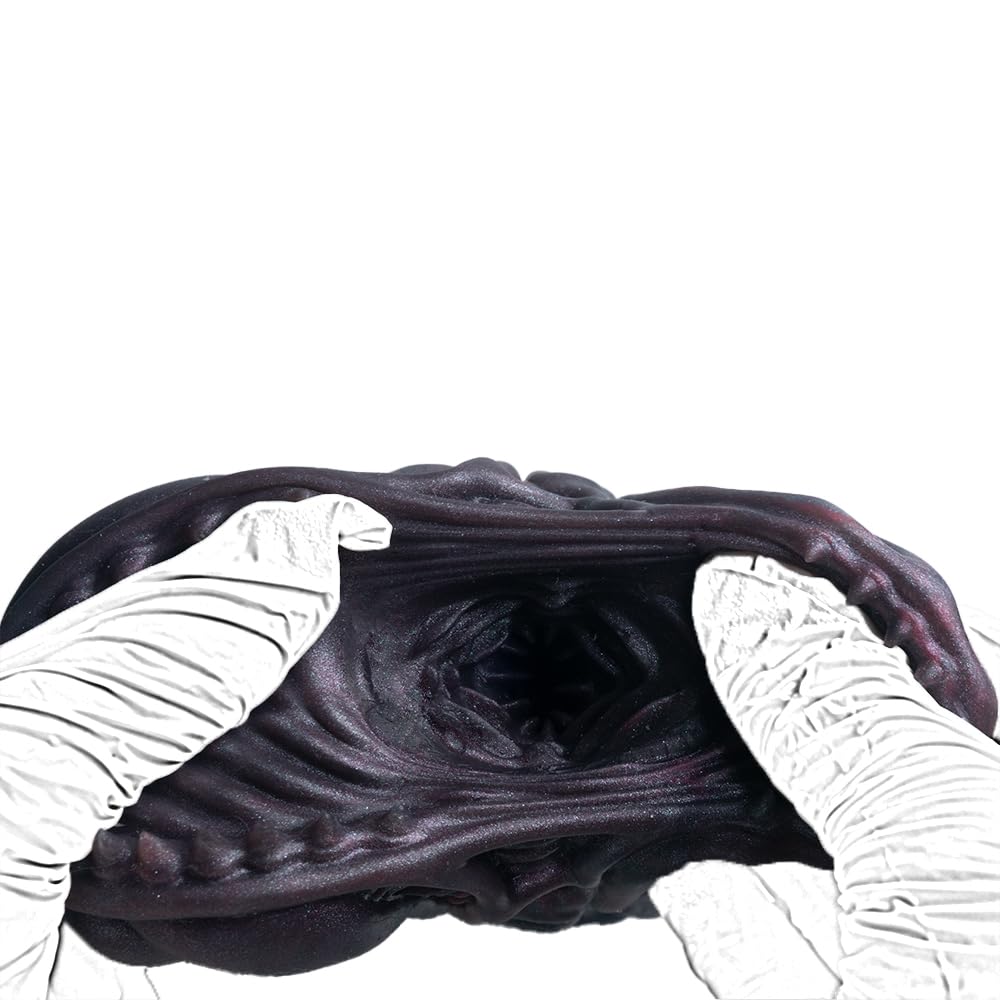 Realistische Masturbatoren Alien Tier Masturbator Taschenmuschi Silikon Masturbator Cup Monster mit Animal Vagina Analtunnel Pocket Pussy SM Fantasy Sex Spielzeug für die Männer Taschen Muschi (B)