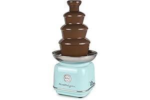 Nostalgia 4-Tier Electric Chocolate Machine: Melt, Dip, and Indulge in Foodie Delights!