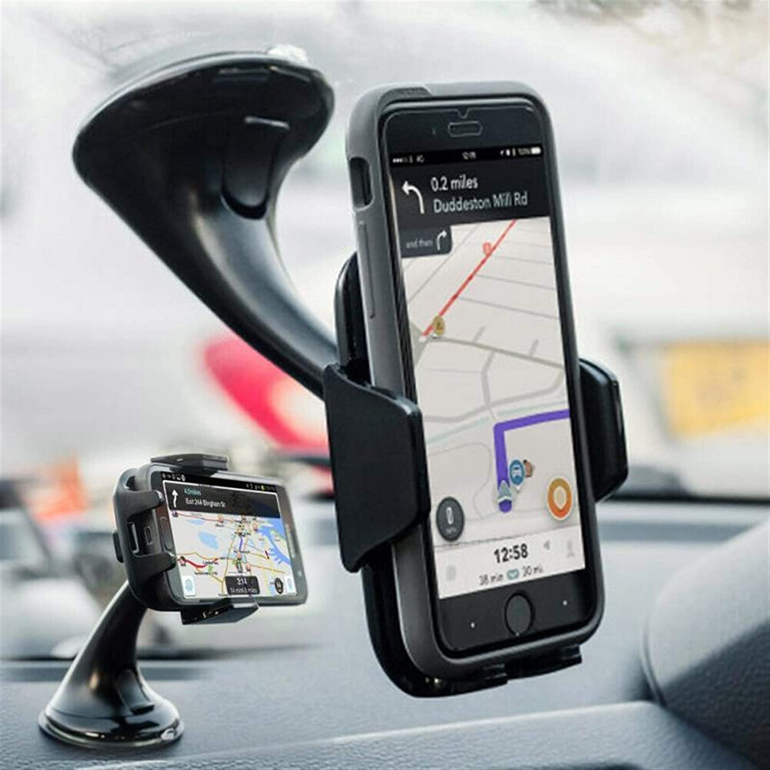 Samochodowy Uchwyt na Telefon Uniwersalna samochodowa adsorpcja przedniej szyby Telefon komórkowy GPS Samochodowy uchwyt na przyssawkę Przenośna nawigacja samochodowa Uchwyt na Telefon do Samochodu