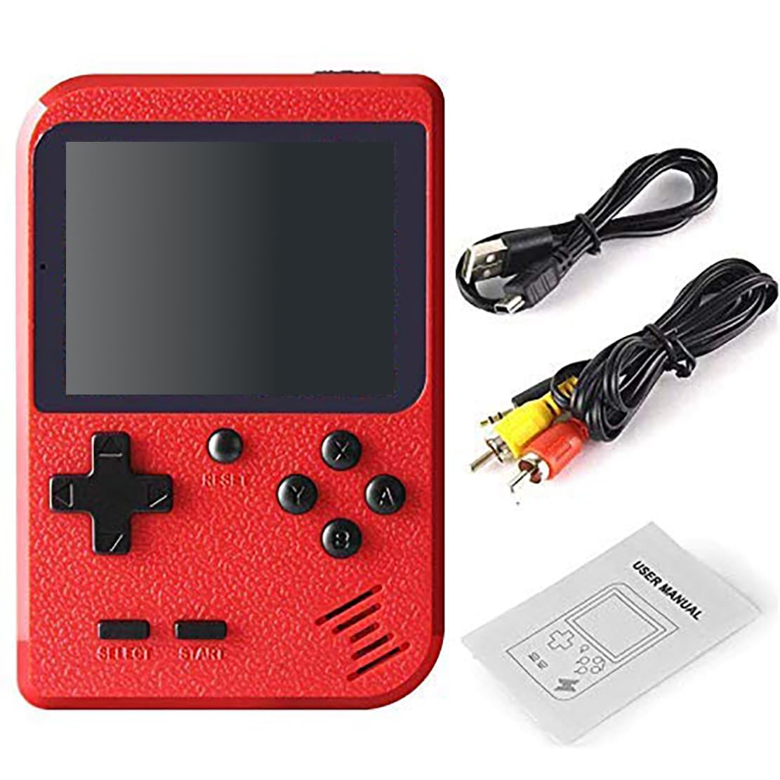 VGRASSP 400 in 1 SUP Handheld TV Compatible Video Game Console Toy for Kids - Indoor Game - Colour LCD Screen, Rechargeable 8 Bit Classic – Colour and Design as per Stock