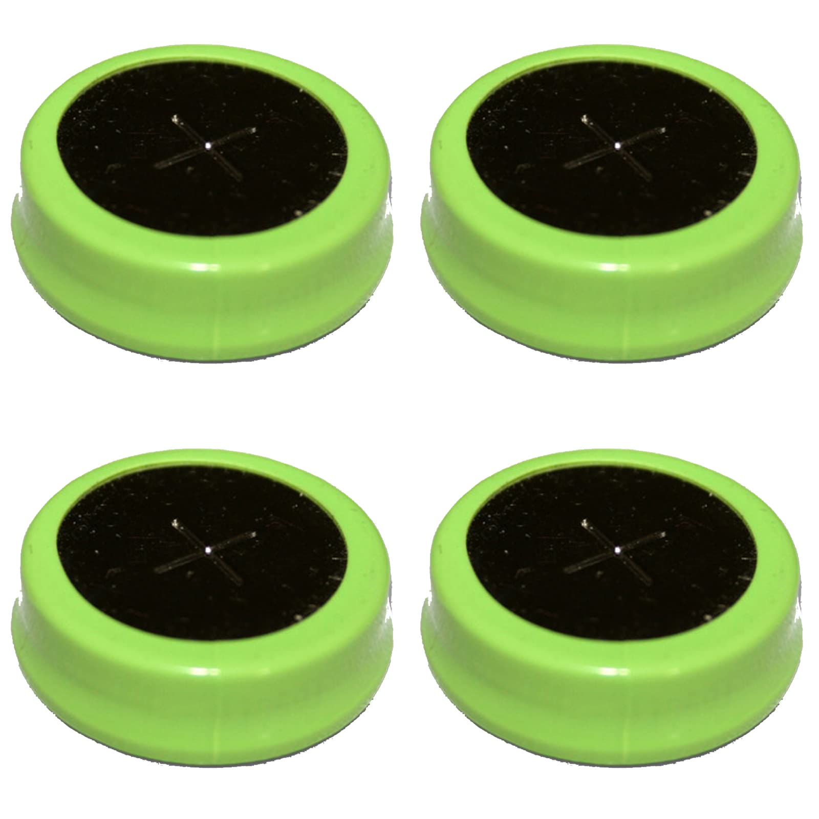 4pcs 1.2V 80mAh NiMH Flat Top Button Cell Rechargeable Battery