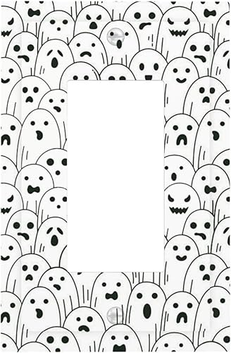 Miniatura 37 de 70s Retro Sun 1 Gang Outlet Covers Dúplex Receptáculo Hippie Hongo Placa de pared Decorativa Boho Sol Sunrise placa frontal Placa de interruptor