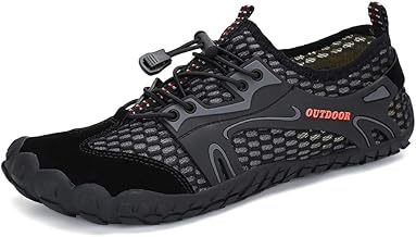 DANNTO Herren Damen Wanderschuhe Trekkingschuhe Anti-Rutsch Super Atmung Wanderstiefel Sportlich Bequem Sommer LeichtOutdoor Fitnessschuhe Hiking Sneaker Barfußschuhe für Kinder