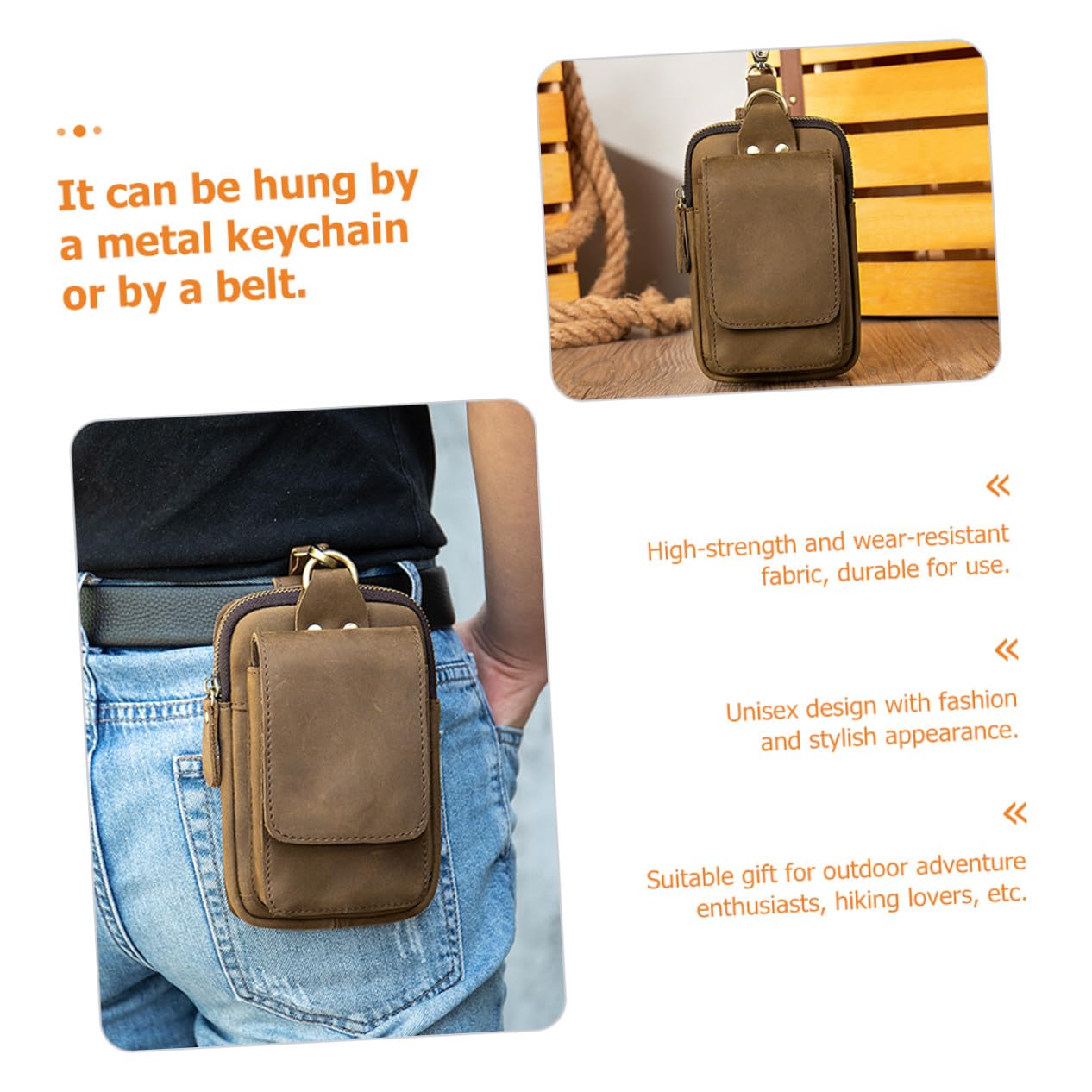 SHINEOFI Pochette Téléphone Portable Homme Pochette pour Téléphone Sacoche de Ceinture Adapté Randonnée Camping