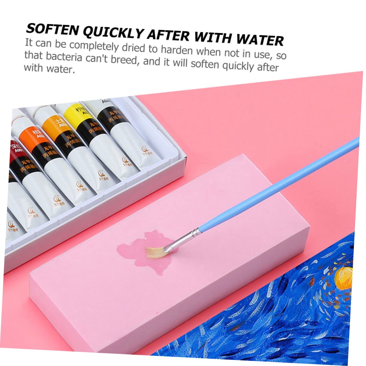 Spugnette Per Pittura Per Bambini - Set Da 8 Pezzi Per Scuola E Arte Creativa - Foto 4