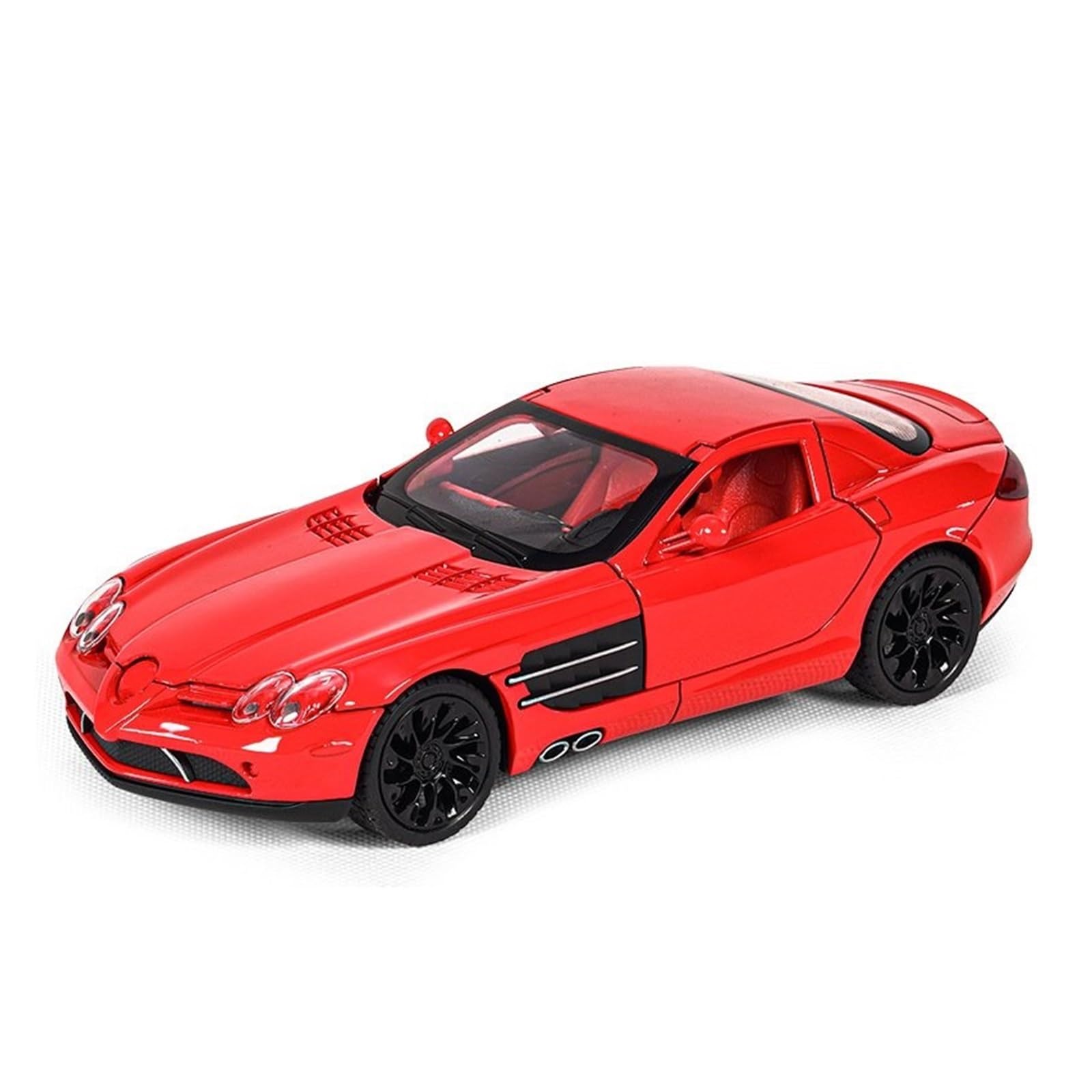 MOCALUX Scale Die-Cast Model Car 1:24 For Benz For SLR Alloy Metal Diecast Model Car Collectibles Hobby Ornaments(Red)
