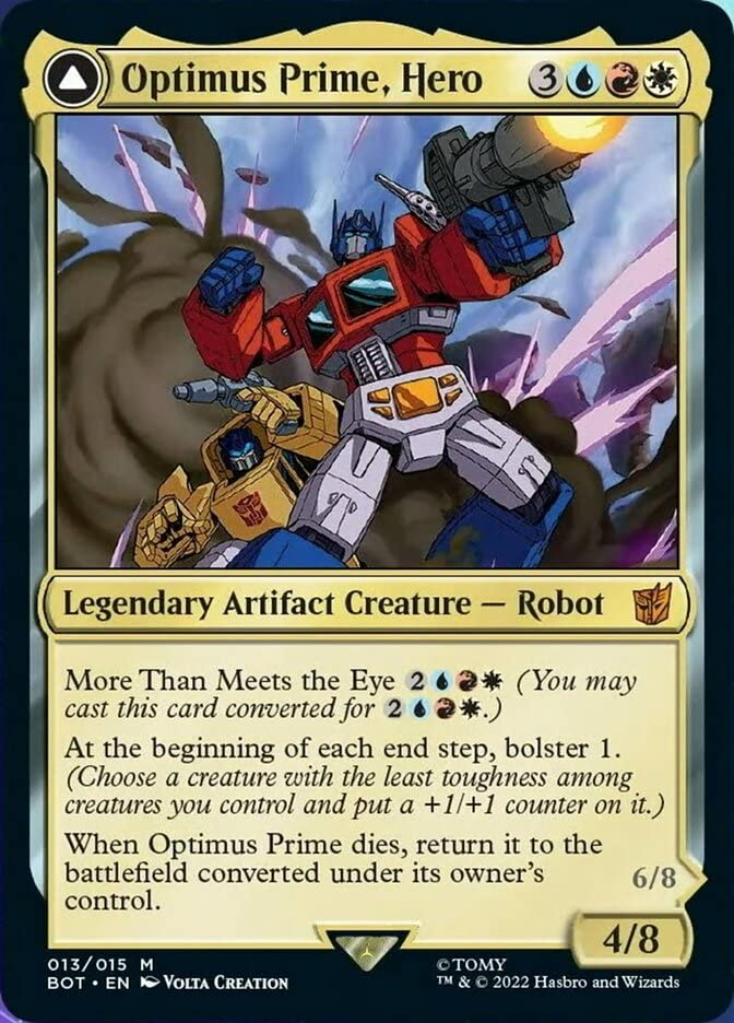 マジック：ザ・ギャザリング MTG Optimus Prime vs. Megatron Foil MTG Transformers Trading Card Game (TCG) - Optimus vs