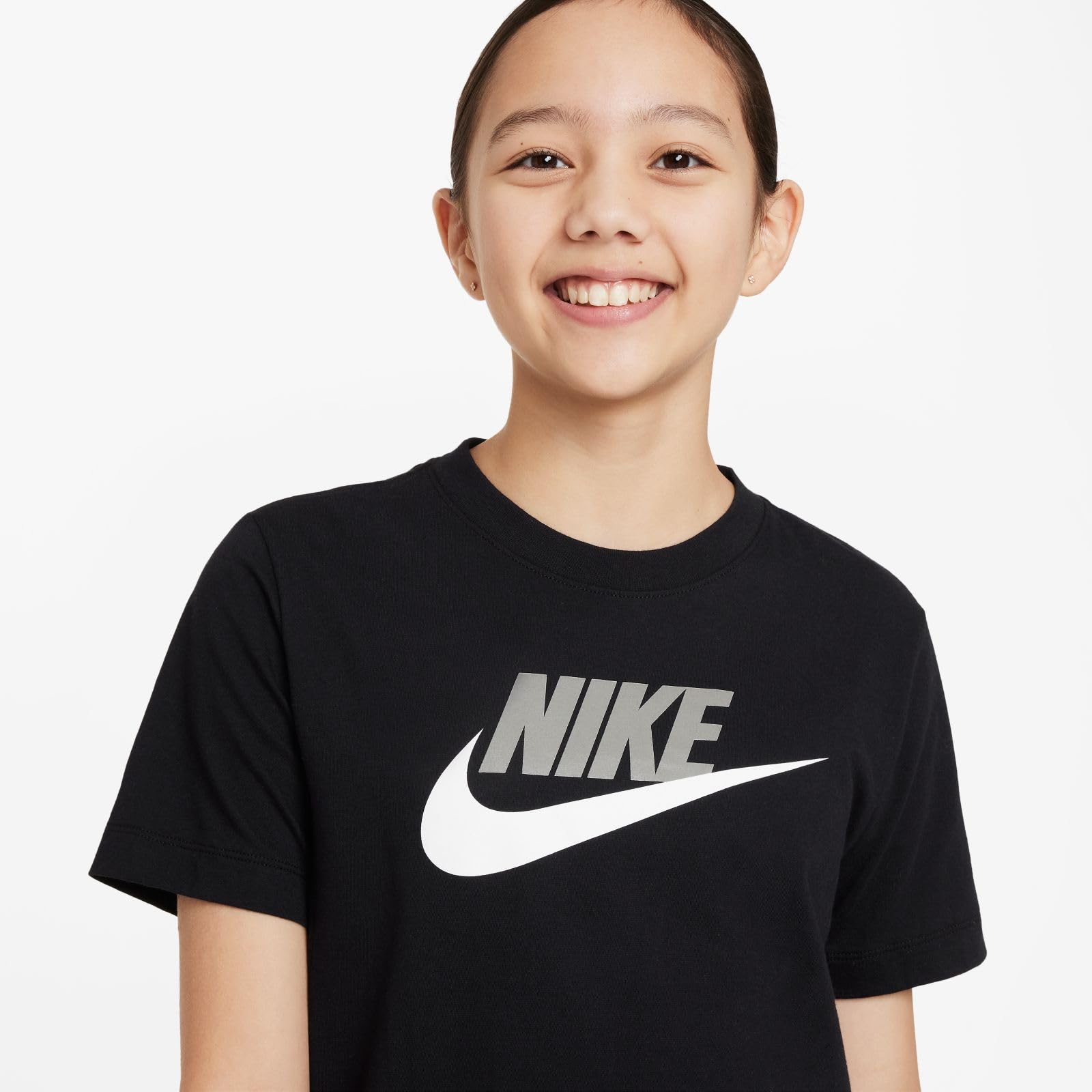 Nike K NSW tee Futura Hbr Camiseta Unisex niños
