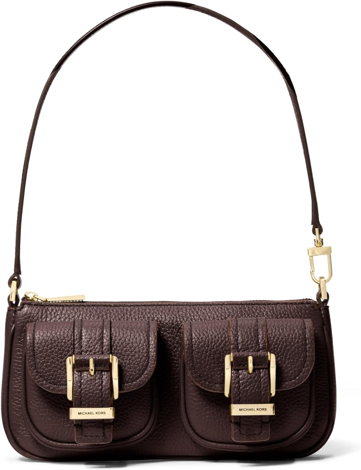 Gold-tone Hardware/Pebble Leather/Chocolate