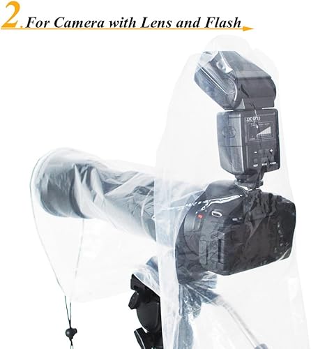 Miniatura 3 de JJC 2 tipos de cámaras réflex réflex para cámara réflex digital Canon Nikon Fujifilm Sony Olympus Panasonic Pentax Sigma con lente y flash PE