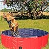 dibea Opvouwbaar hondenzwembad zwembad voor honden hondenbad maat (M) 120 cm Ø hoogte 30 cm