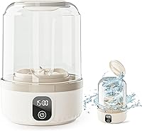 Vista 10 de Lavadora para ropa interior, lavadora mini portátil de 2.5L de actualización, mini lavadora de limpieza profunda para ropa pequeña para apartamento