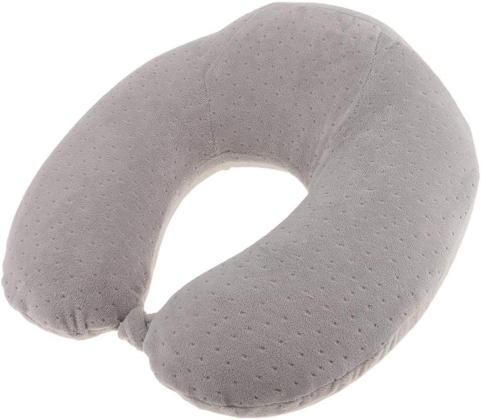 Tubayia Memory Foam Neck Pillow U Shaped Neck Pillow Travel Pillow for Airplane, Office, Car (Grey) Tubayia Memory Foam Neck Pillow U Shaped Neck Pillow Travel Pillow for Airplane, Office, Car (Grey)