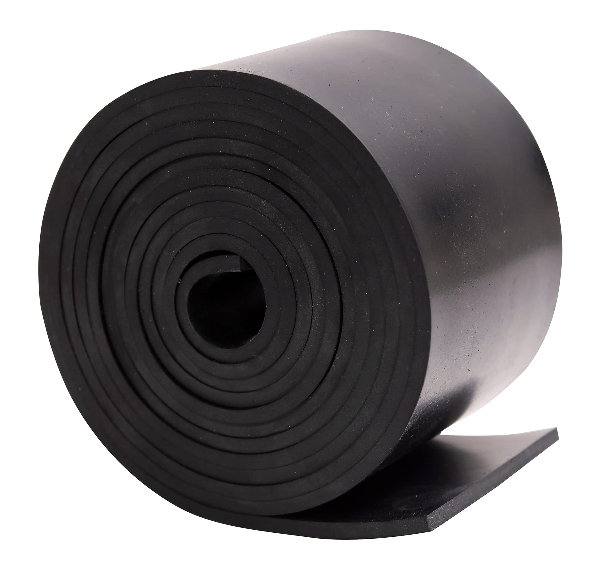 Neoprene Rubber Sheet Solid Rubber Strips Roll PadInsulation for Weather Stripping, Gasket, Shield, Costume, Seal, DIY (3/16 (.187") Thick, 3" Wide X 10' Long)