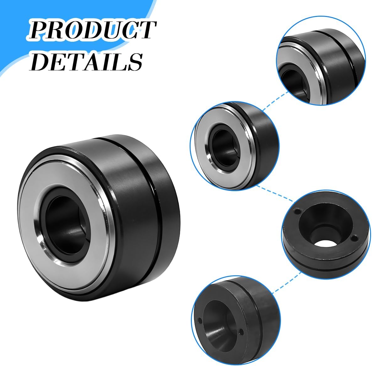 22800 Car Wheel Stud Installer, Metal Vehicle Tire Stud Installation Tool, Automotive Damaged Bolt Remover Replacement Accessories, Universal for SUV Light-Duty Truck RV