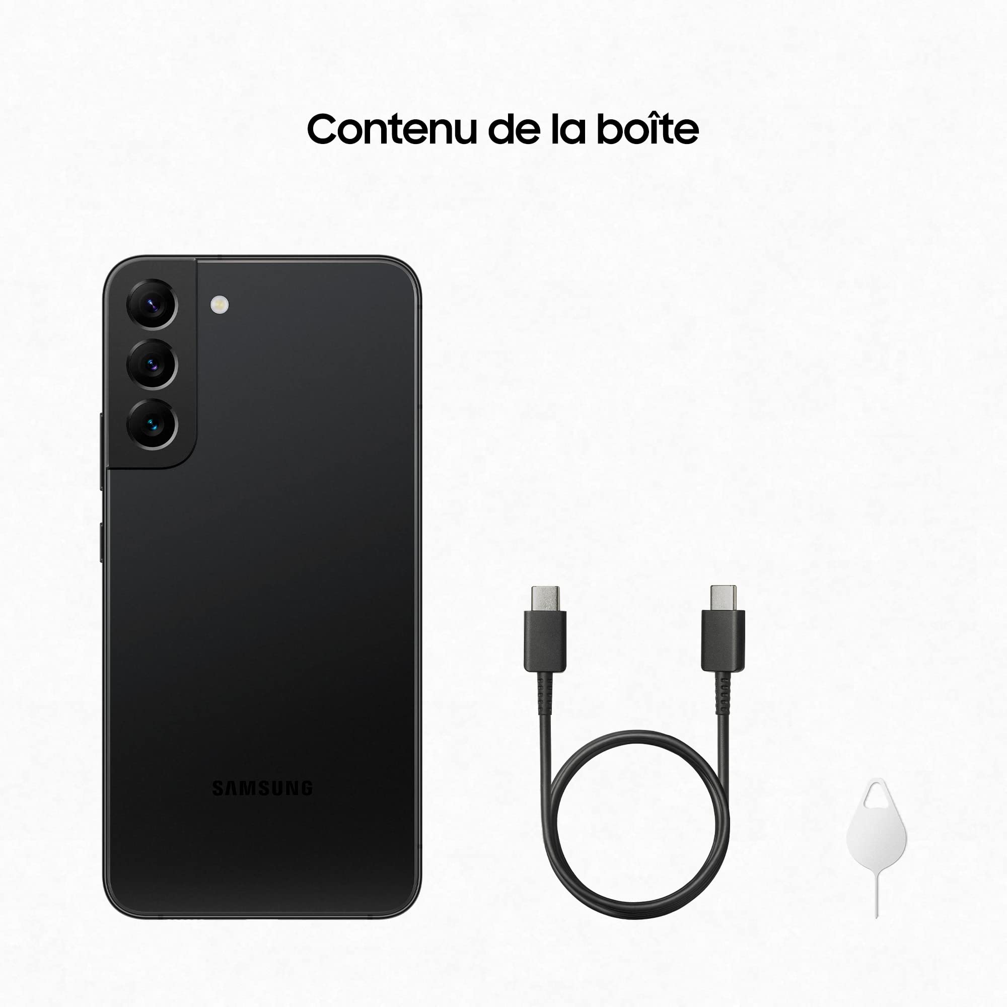 Samsung Galaxy S22 Plus 5G 128 Go Noir Dual-SIM (Single Sim + e-Sim) (Reconditionné)