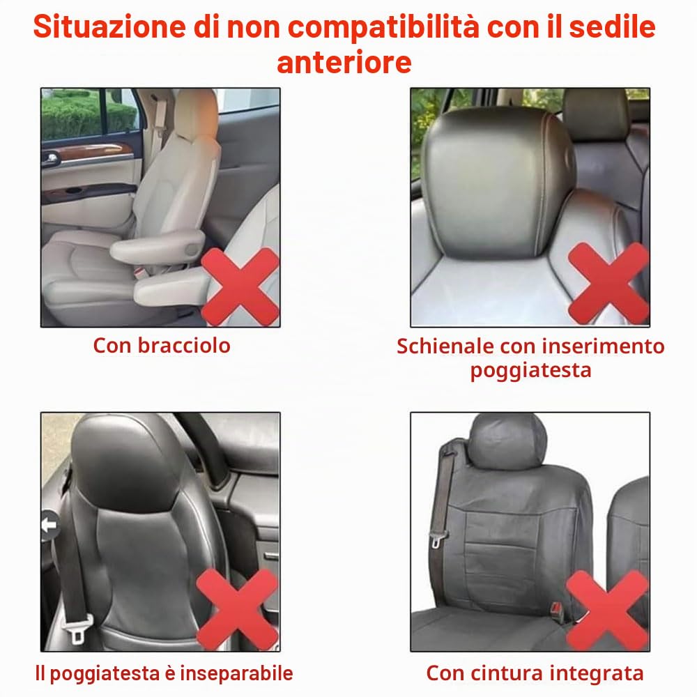 Auto Set Completo di Coprisedili per Fiat Panda Hybrid City Cross, Traspirante 5 Posti Auto Copri Sedili Antiscivolo Confortevole Protezione Accessori,A/Black