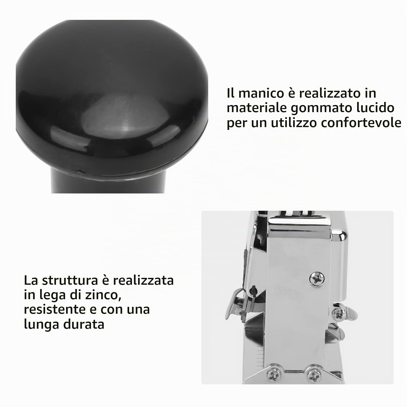 Timbro Numerico Autoinchiostrante, Numeratore Automatico a 5 Cifre, Numeratrice Professionale in Lega di Zinco con Inchiostro per Numeri di Identificazione di Documenti, Biglietti, Data