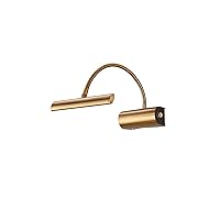 Trio 279770104 Curtis Lampada a LED da Parete, in Ottone invecchiato
