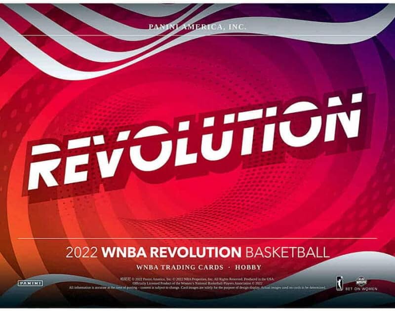 Miniatura 2 de 2022 Panini Revolution WNBA Basketball Hobby Box 8 Packs5 Cards 1 Auto