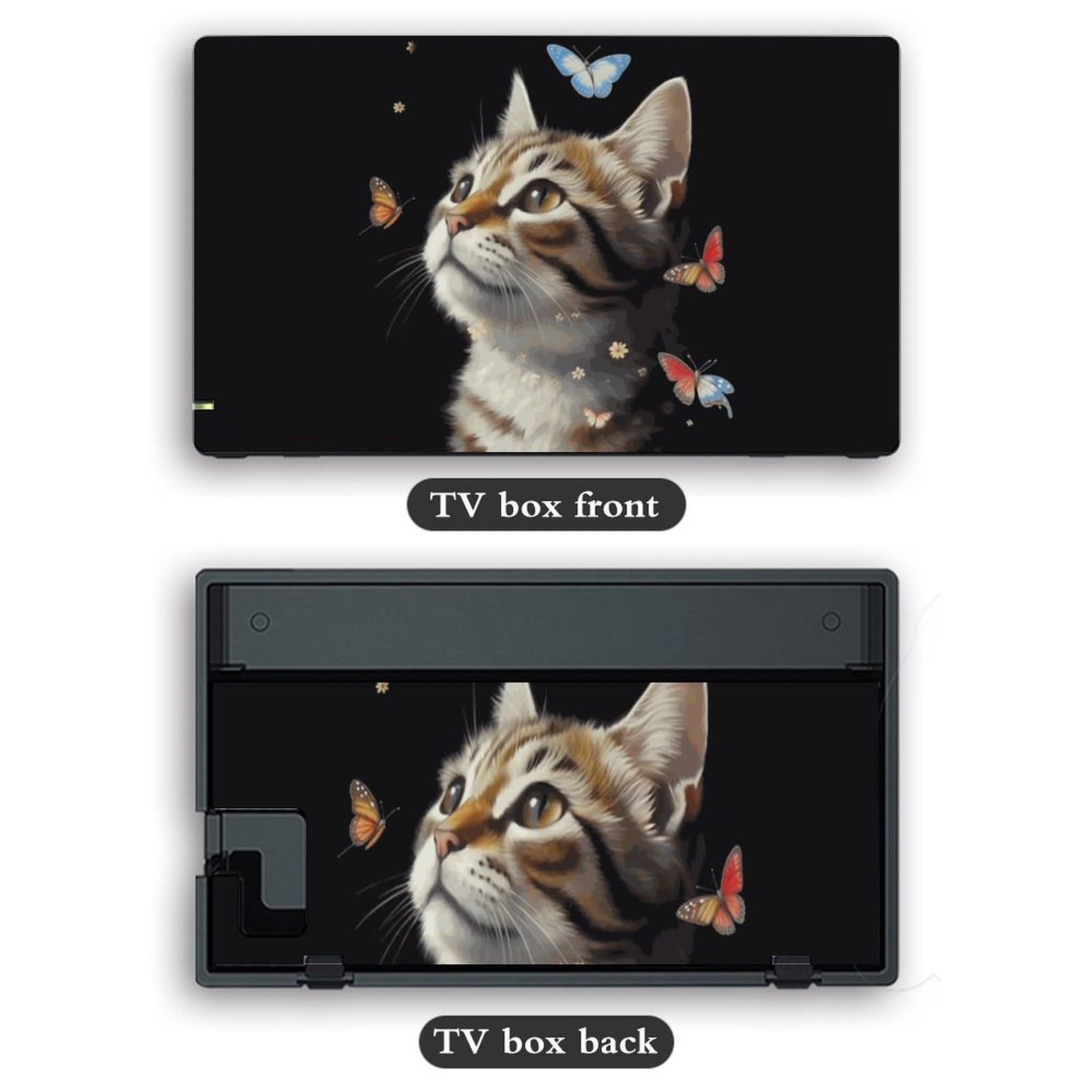 Set completo di adesivi in vinile per interruttore, motivo gatto, compatibile con Game Switch Standard