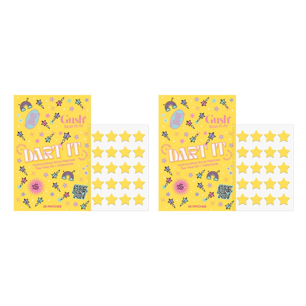 Gush Beauty Pimple Patch | 20 Hydrocolloid Patches With Tea Tree Oil — Flash AI Score 91/100