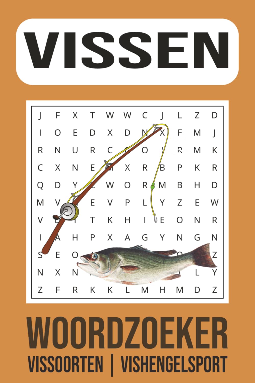 Woordzoekers Vissen en Vissoorten: Meer dan 50 puzzels over vissen, vissoorten en hengelsport – Ontspannend puzzelboek voor elke visliefhebber