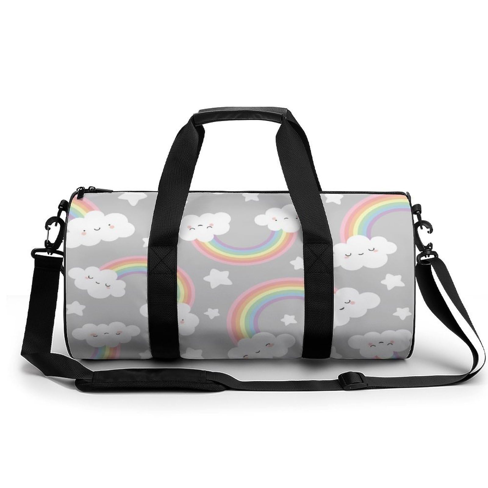Sac week-end nuages gris résistant pour simplifier vos bagages cabine - 8