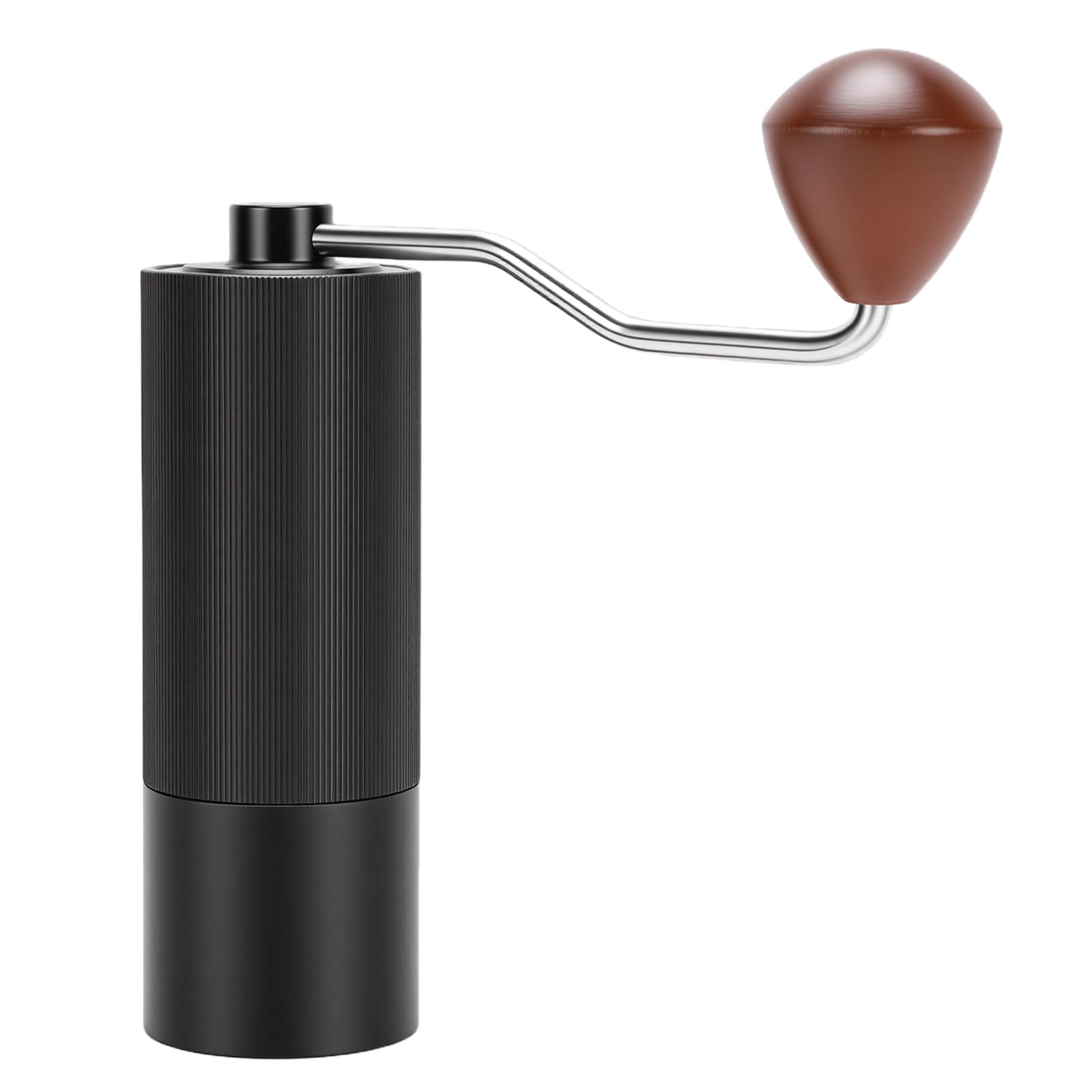 banapoy Molinillo Café Manual, Molinillo Café Portátil Mano con Manivela Grosor Ajustable, Molino Rebabas para Hogar, Oficina, Viajes, Camping, Prensa Francesa Espresso, Silencioso