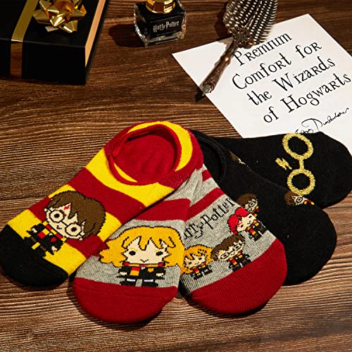 Harry Potter Girls No Show Socks - Invisible Liner for Kids, Summer Pack of 5 - Kids Gifts4