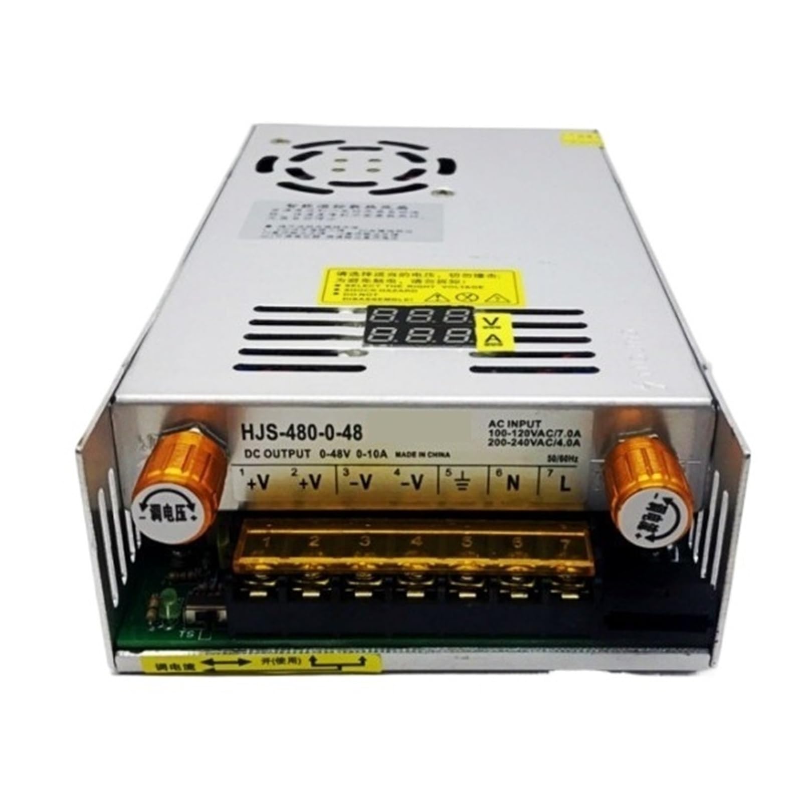 480W Digitalanzeige-Transformator AC-DC 0-5V Bis 0-160V Schaltnetzteil Einstellbar 36V 48V 60V 80V 120V 160V 220V Hohe Stabilität
