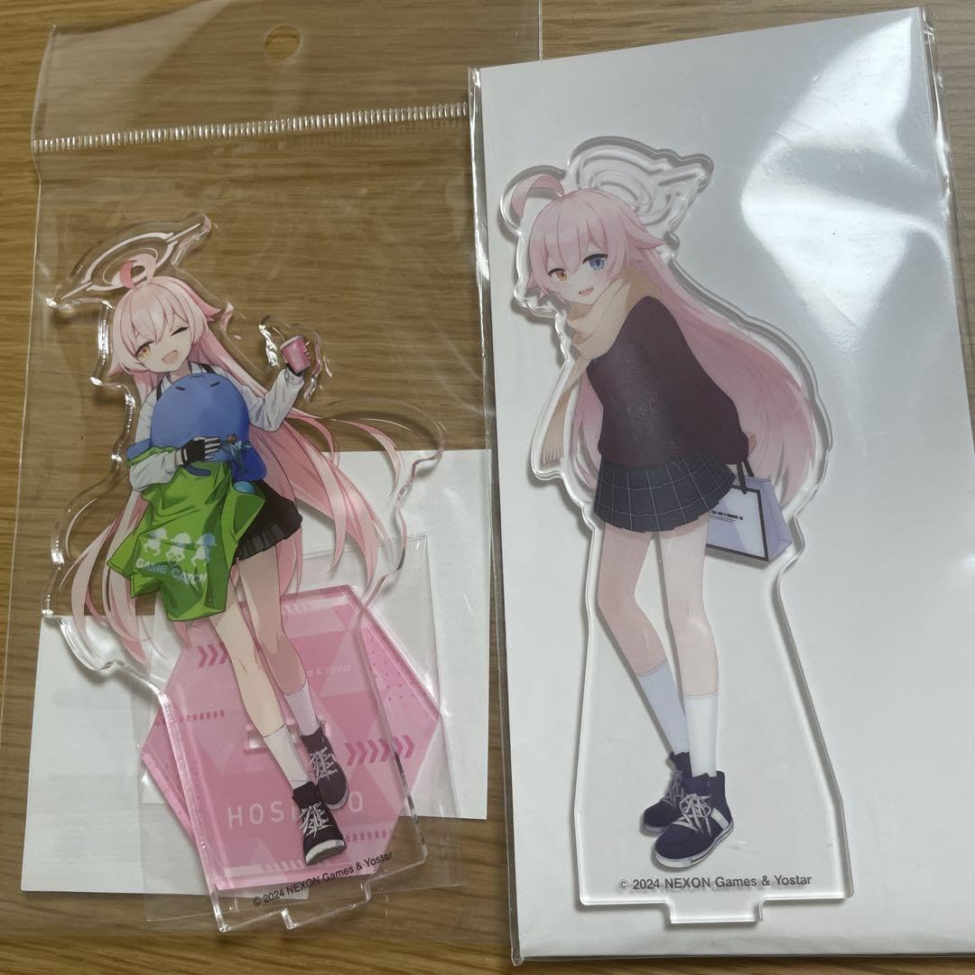 ブルアカ韓国限定アクリルプレート　ホシノ＆ユメ ブルーアーカイブ ブルアカ ホシノ(武装) ユメ アクリルプレート