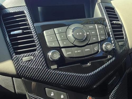 POCREATION Protetor de peitoril de fibra de carbono para porta de carro, película protetora de fibra