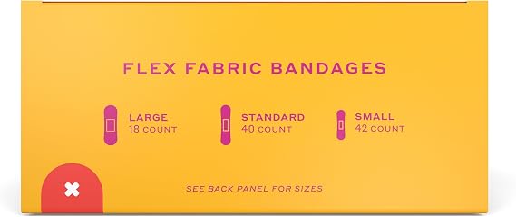 Welly Bravery Badge Value Pack | Adhesive Flexible Fabric Bandages | Assorted Shapes and Patterns for Minor Cuts, Scrapes, and Wounds - 100 Count