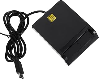 ULTECHNOVO USB Reader Id Card Reader Card Reader for USB Universal Multi-Card Reader Portable Smart Card Reading Machine Common Access Smart Cards Reader
