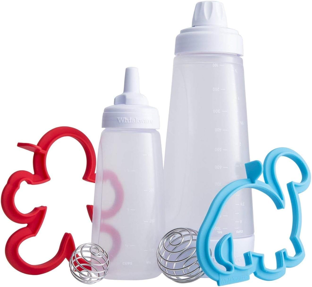 Whiskware Pancake Art Kit with Batter Mixer, Art Bottle