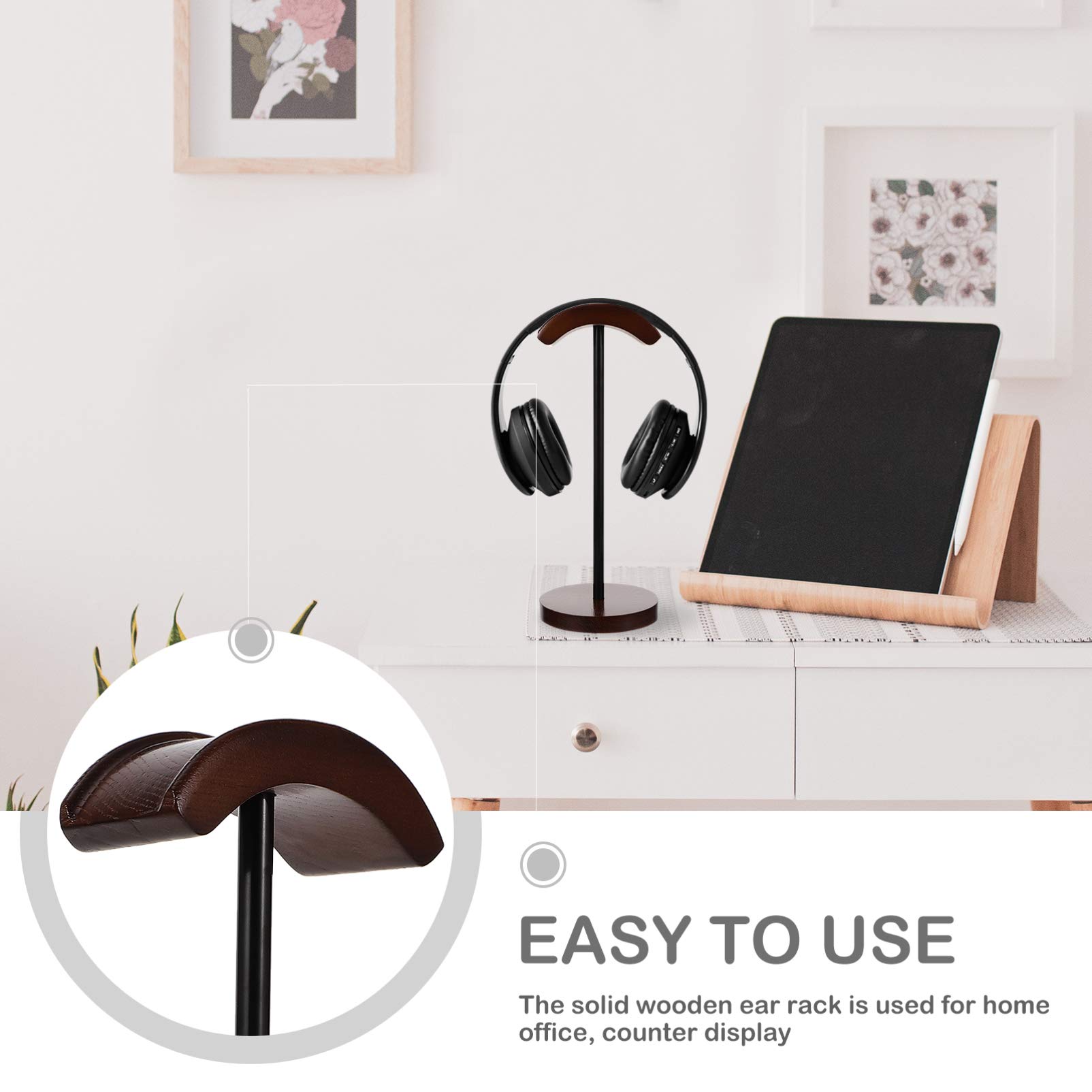 KOMBIUDA Soporte para Auriculares De Escritorio Soporte para Guardar Auriculares para Gamers y Oficinas