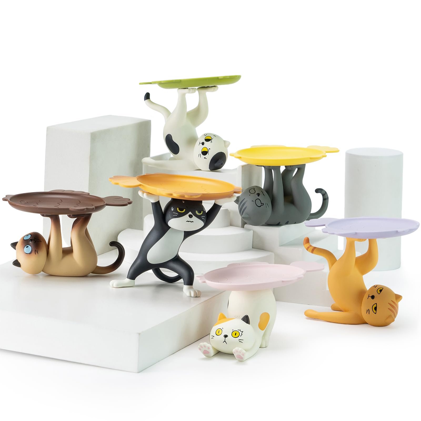BEEMAI Cat Stands Series 1PC Blind Box Random Design Cute Figures Collectible Toys Birthday Gifts