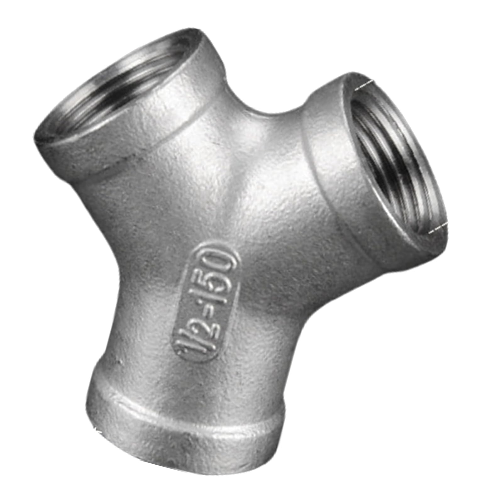 Msioytog Ytype Inner Wire Te Stainless Steel Tube Pipe Fittings Y Shaped Tees 45 Degree Joint For Water Systems Kitchen Garden Irrigation Home Repair Plumbing