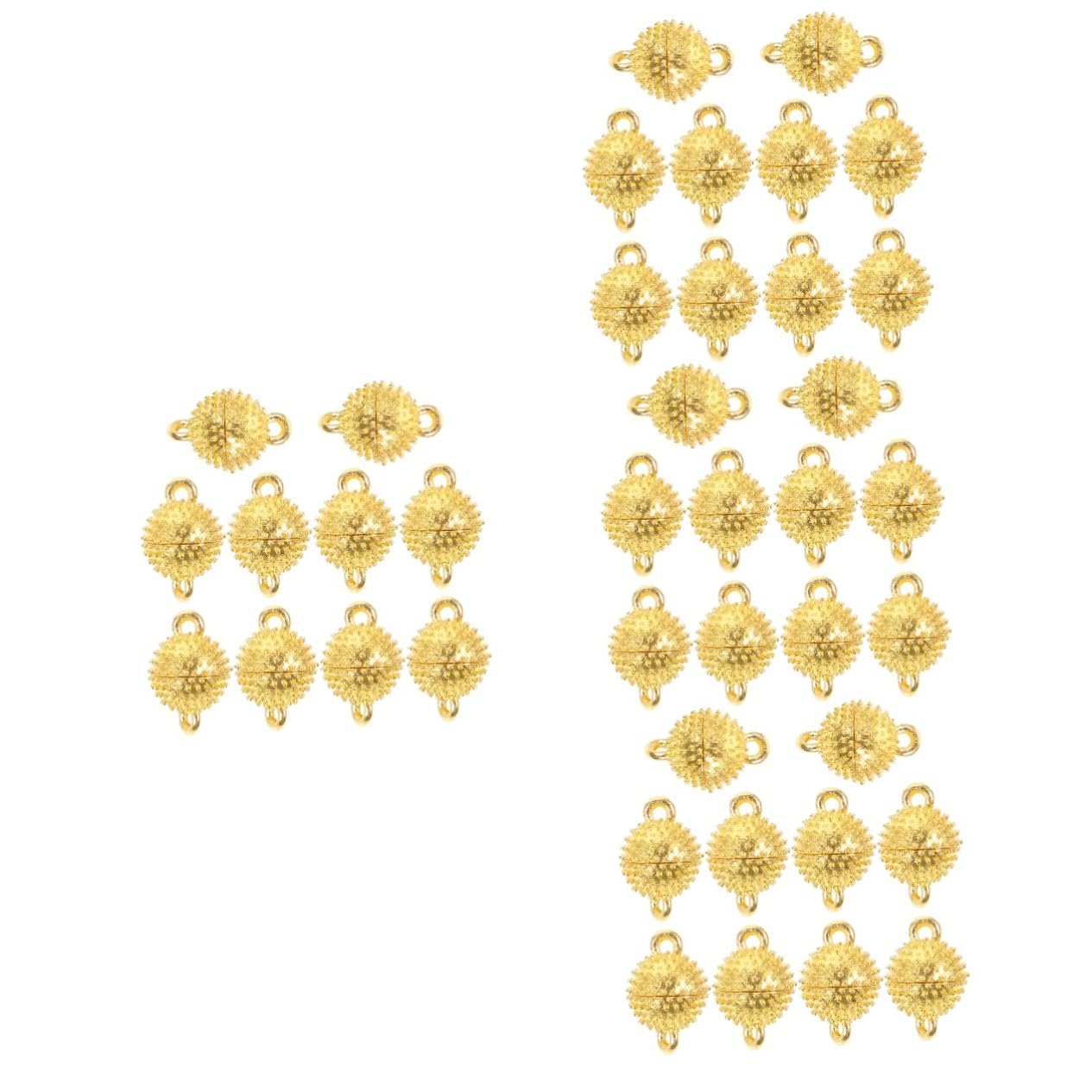 Lurrose 80stücke Magnetverschlüsse Für Schmuck Starke Magnetische Kettenverschlüsse Für Halsketten Und Armbänder Einfache Montage Und Elegantes Design Für Schmuckherstellung
