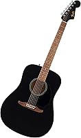 Fender California Debut Redondo Black Acoustic Guitar - Beginner Steel-String with Slim C-Neck & 2-Year Warranty