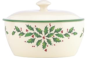 Pyrex 2-Piece Christmas Covered Casserole Set