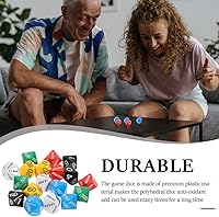 Vista 4 de Dados juguetes educativos 24 piezas de valor posicional de diez mil juegos de fiesta, juego de mesa, accesorios de juego de rol, accesorios de aula