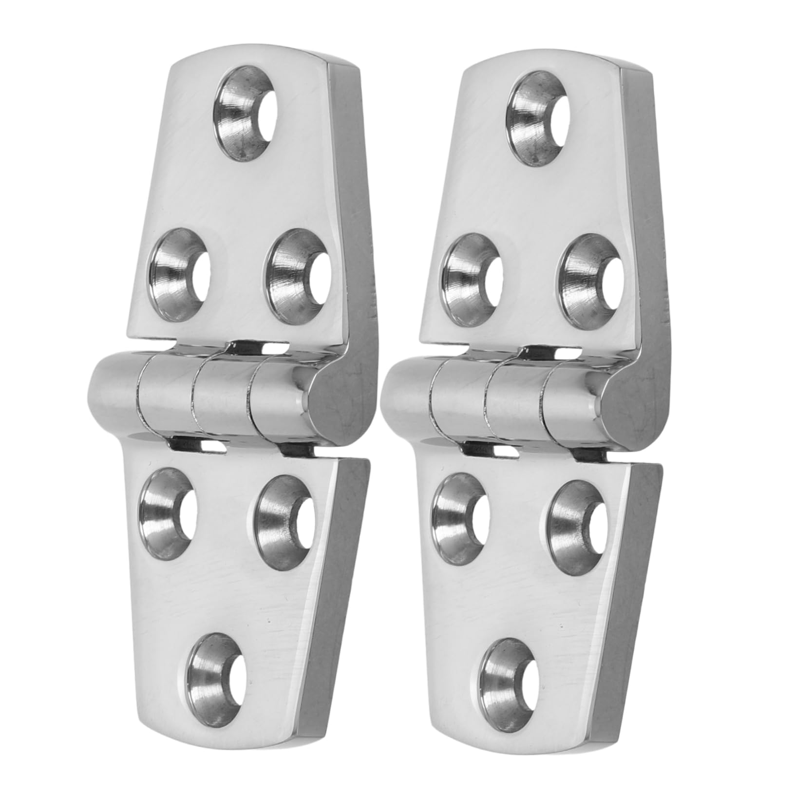Yardwe Boat Hatch Hinge Marine Hinge Set Heavy Duty Rv Hinges Marine Boat Seat Hinge Marine Rail Fittings Polished Finish