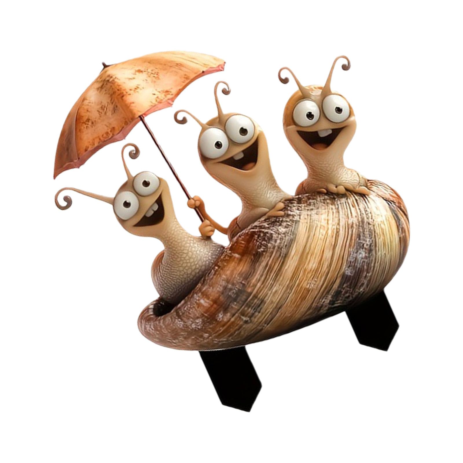 Uqezagpa Garden Yard Planter Art Whimsical Snail Animal Stakes Decoration Outdoor Decoration Gardening Decorative Stake Colorful Garden Ornaments