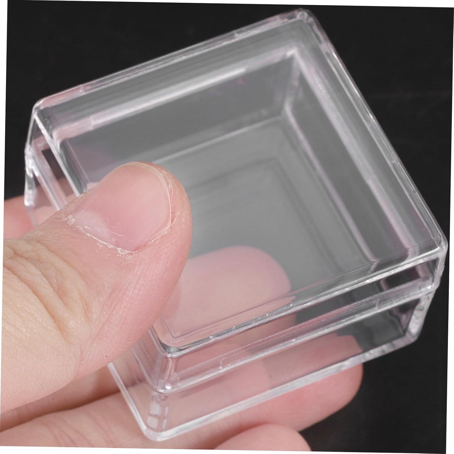 50pcs Mineral Display Case Specimen Storage Box Organizer Box Display Case Toy Storage