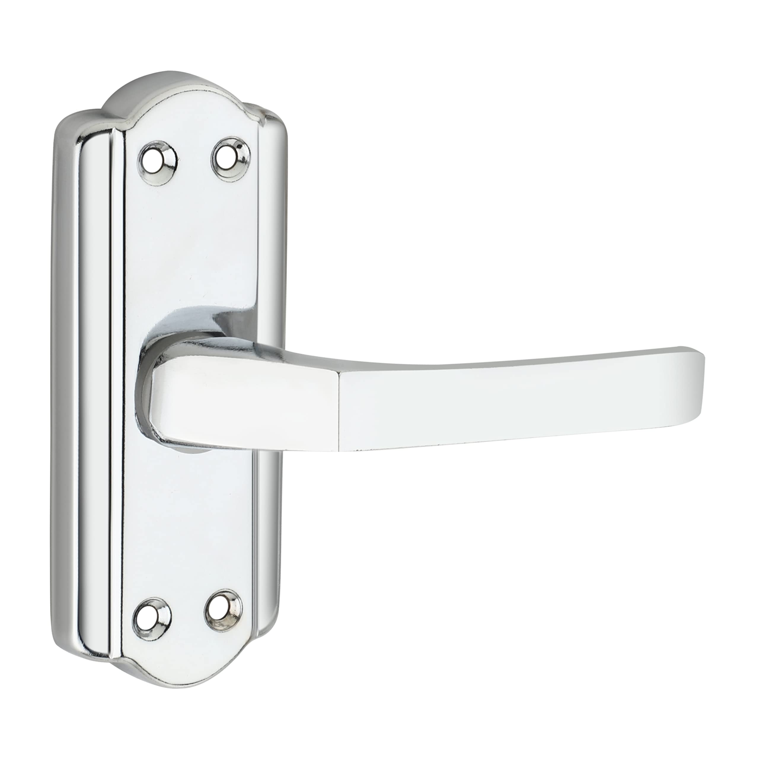 SARDAR 4" Iron Bathroom Door Handle Set with Keyless Baby Latch/Door Handle Set — Amazon image 2