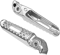 Vista 14 de Front Foot Pegs Footrests Pedals for Honda CBR 600RR 2003-2023, CBR 1000RR 2004-2023, CB1000R 2008-2023 (Front-White)