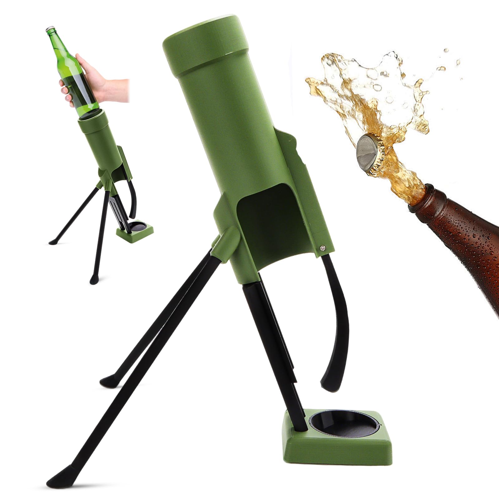 Mortier Décapsuleur 51 mm à pression automatique pour bouteilles de bière et soda