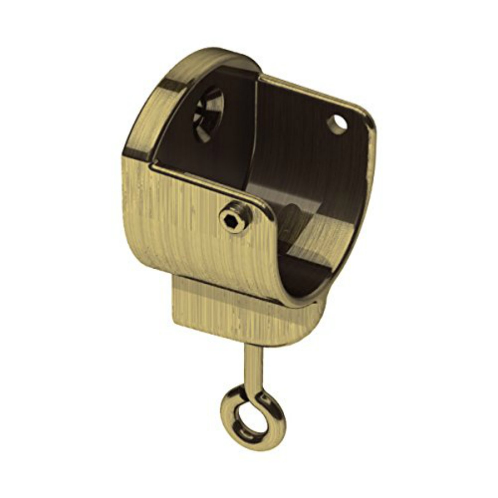 Swish Antique Brass Generic 35Mm Metal Curtain Pole Recess Bracket,